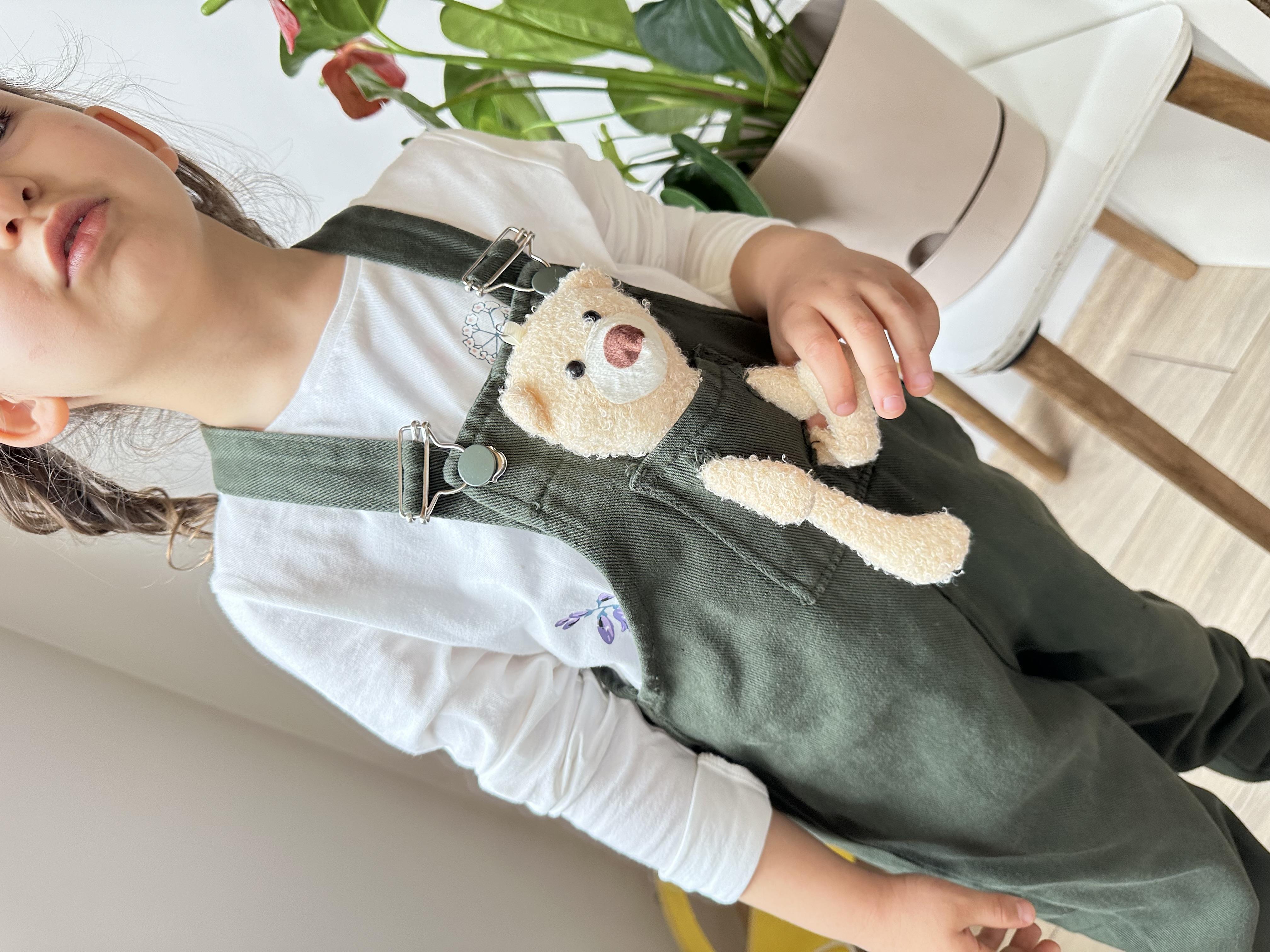 YEŞİL TEDDY KOT TULUM UNİSEX