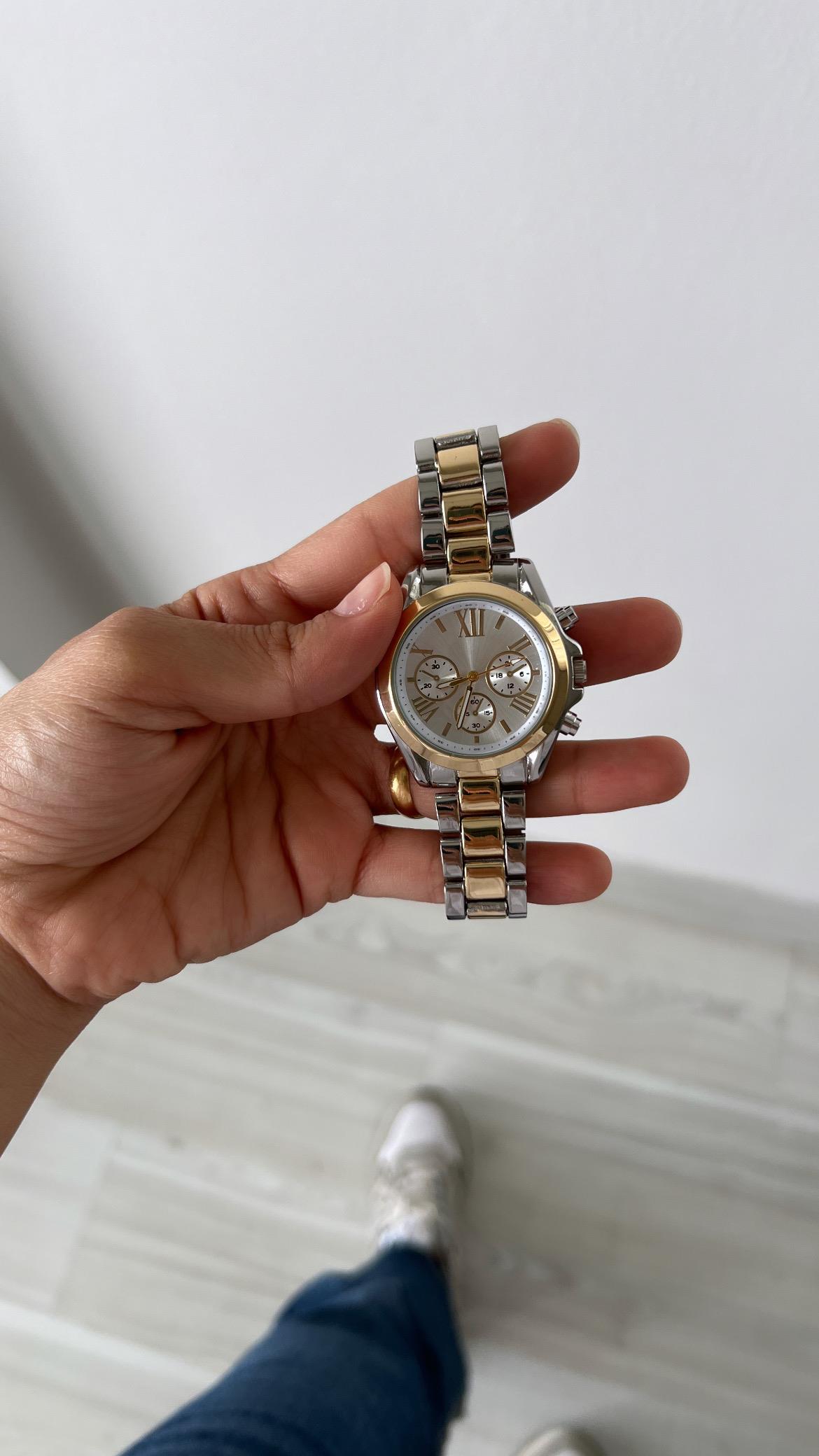 Casual Gold-Gümüş Kordon Bayan Saat