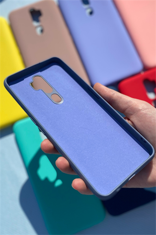 Oppo A5 / A9 2020 Silikon Lansman Kılıf Lavanta