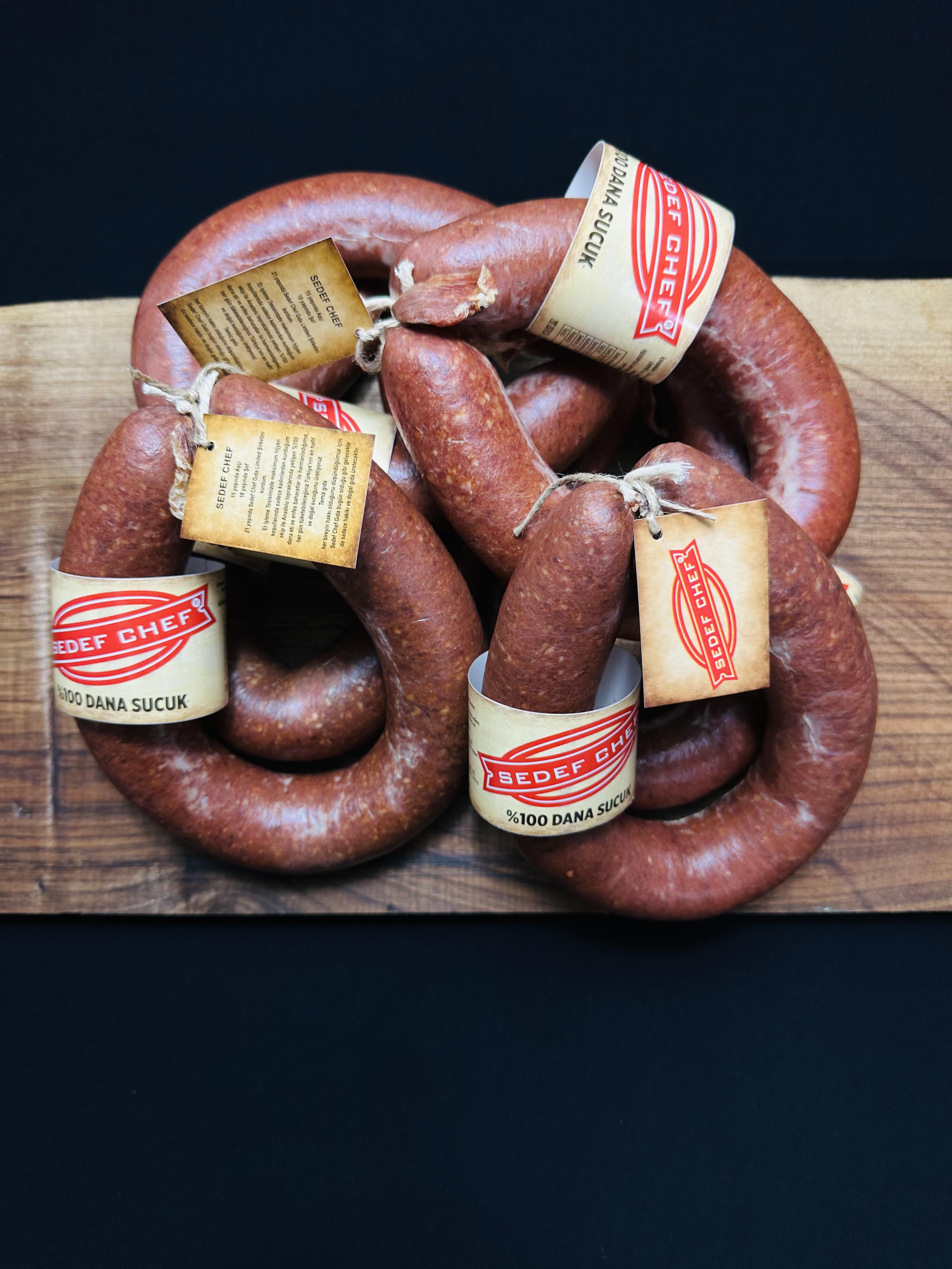 4 KG %100 Dana Sucuk (KG 555 TL)