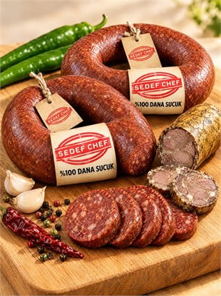 1 KG SUCUK (1.900 TL) + YARIM KG KAVURMA (1.100 TL)