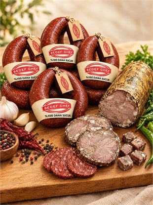 3 KG (5.180 TL) SUCUK + 1 KG (2.200 TL) KAVURMA