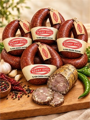 3 KG (5.180 TL) SUCUK + YARIM KG (1.100 TL) KAVURMA 