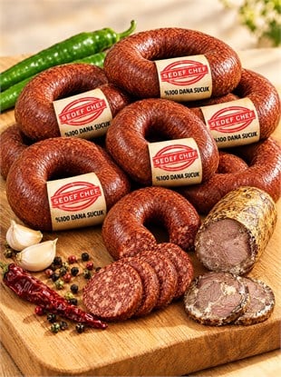 4 KG (6.610 TL) SUCUK + YARIM KG(1.100 TL) KAVURMA