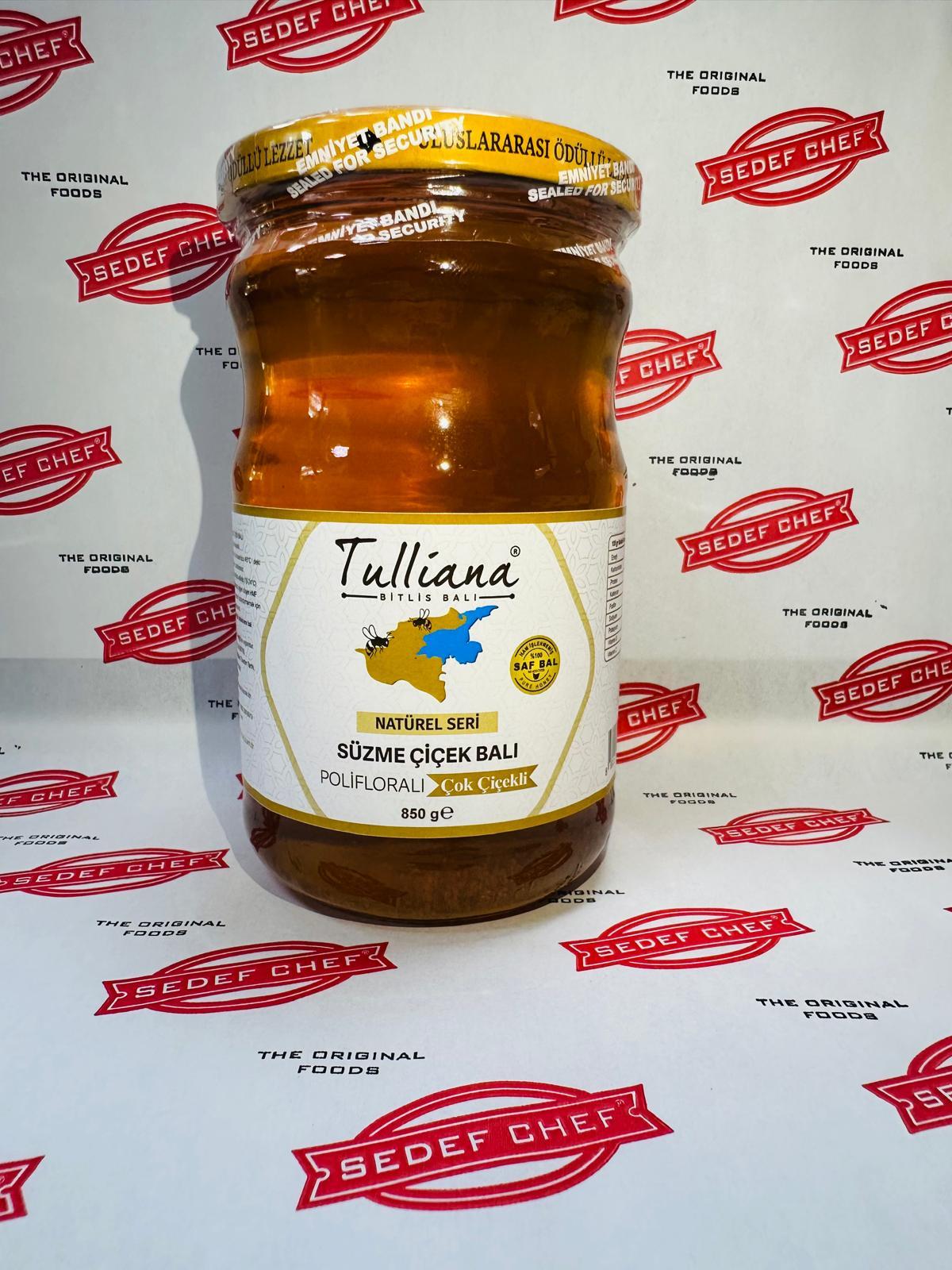 TULLİANA BİTLİS BALI (NATÜREL SERİ) SÜZME ÇİÇEK BALI 850GR