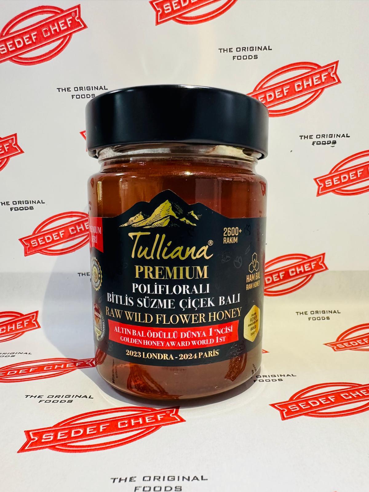 TULLİANA PREMIUM POLİFLORALI BİTLİS SÜZME ÇİÇEK BALI 850 GR