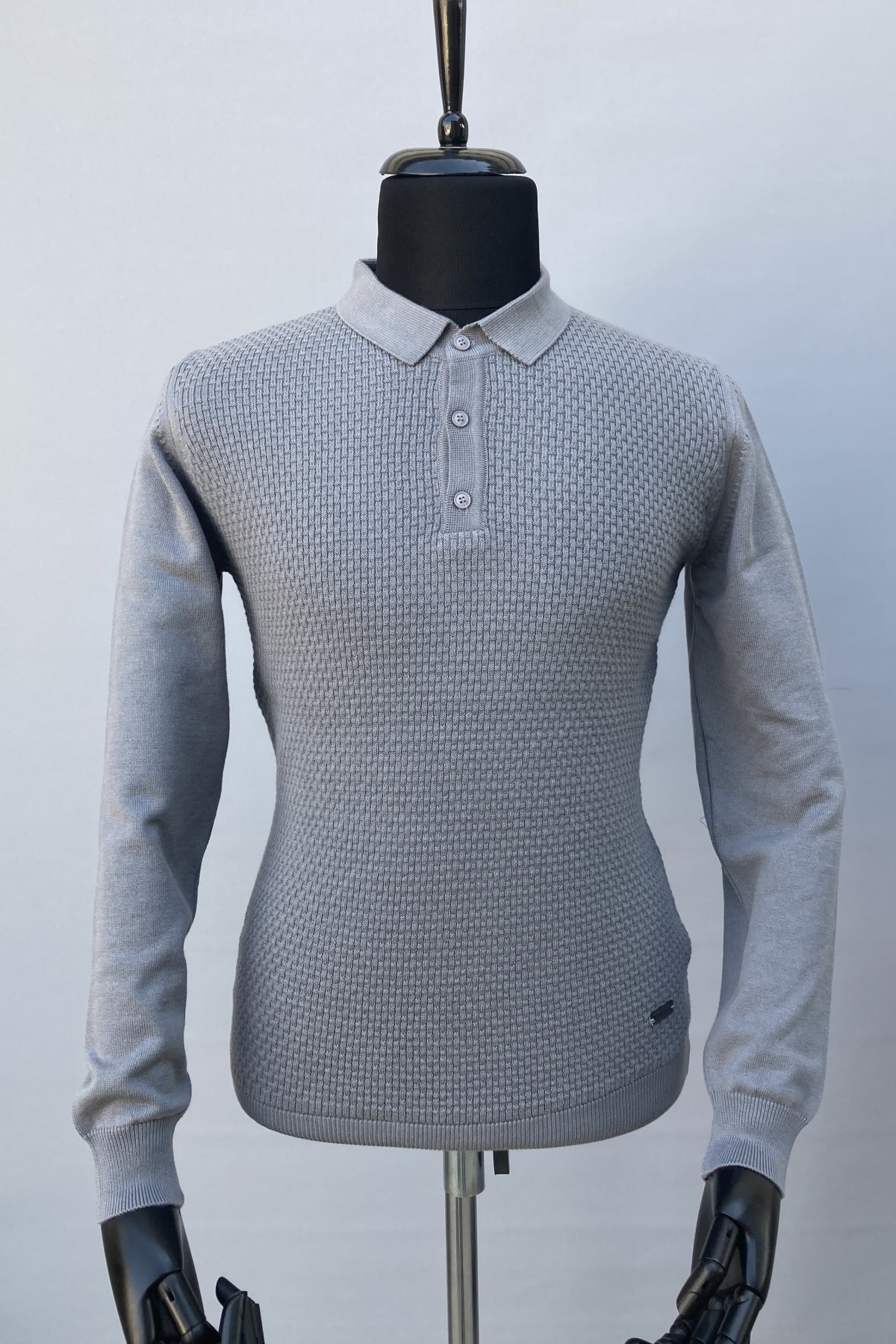 Polo Yaka Kazak Gri (5065)