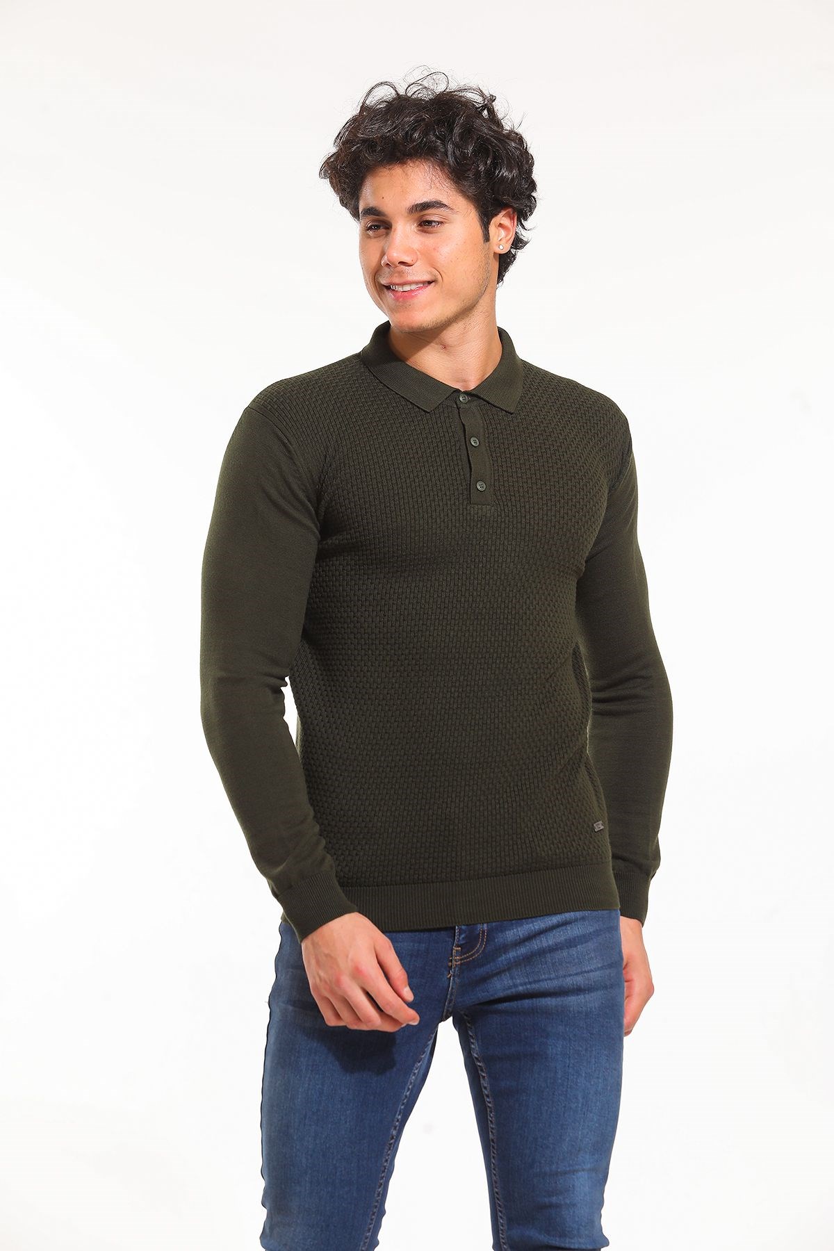 Polo Yaka Kazak Haki (5065)