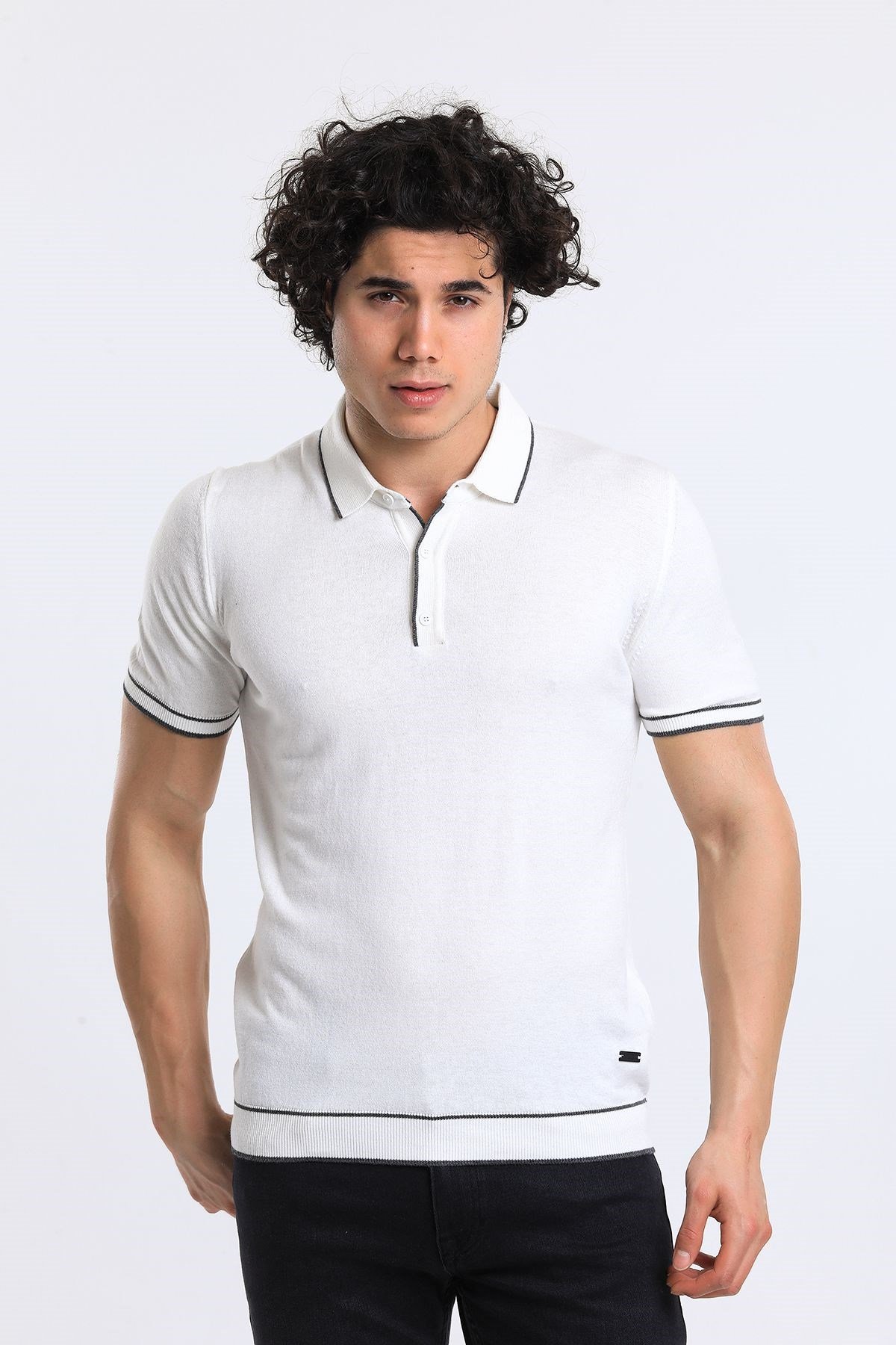 Soylu Trend  I soylutrend.comT-SHİRTSoylu Trend2002BEYAZErkek Polo Yaka Triko T-Shirt Pamuklu Beyaz (2002)