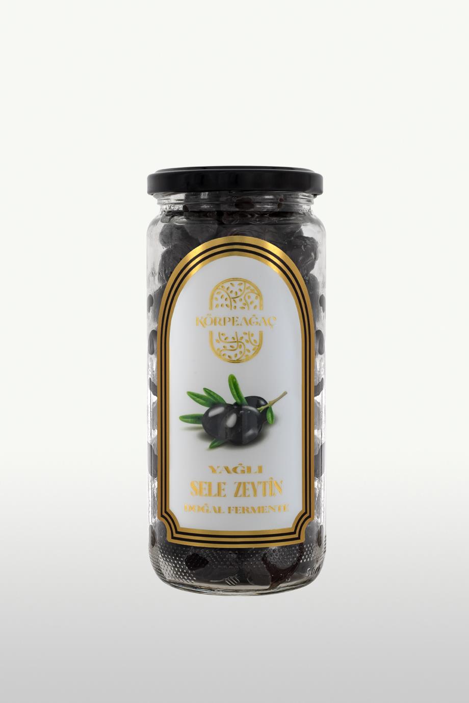 NATÜREL TUZSUZ  YAĞLI SELE ZEYTİN 300 gr