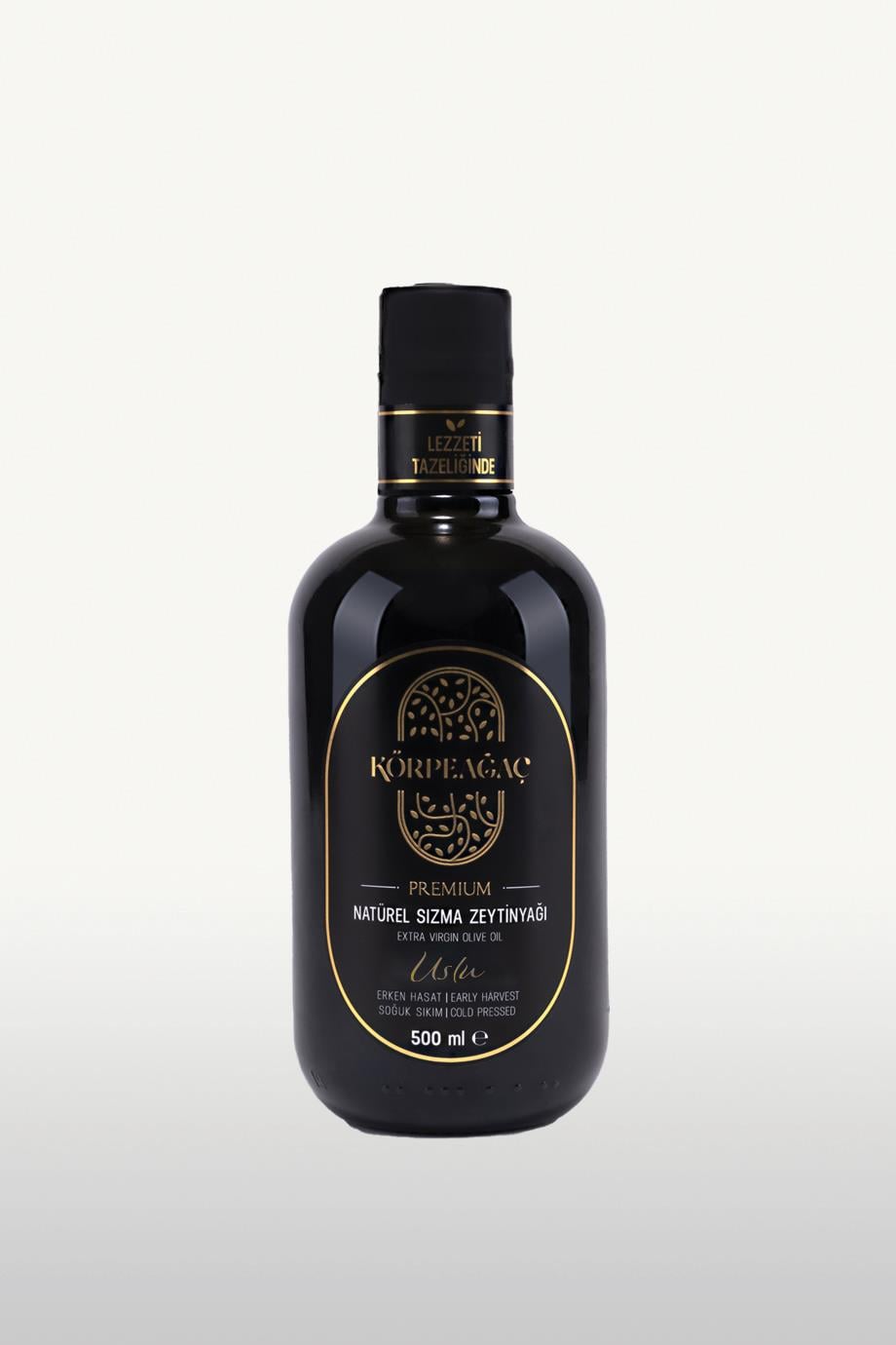 Uslu Premium Erken Hasat Soğuk Sıkım Natürel Sızma Zeytinyağı 500 ml 