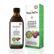 TheLifeCo Enginar ve Devedikeni Ekstresi Sıvı Takviye Edici Gıda 150 ml Türkiye Menşeli
