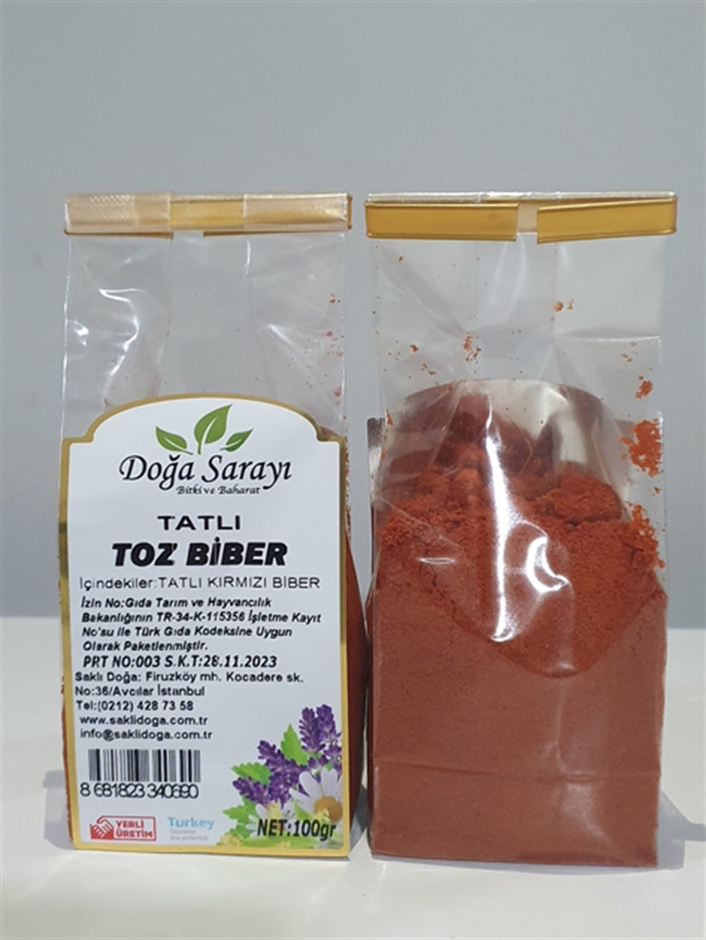 TOZ BİBER (TATLI) 100 GR