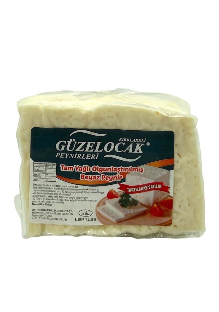 Güzelocak Peynirleri (Tam yağlı olgunlaştırılmış beyaz peynir) 600gr