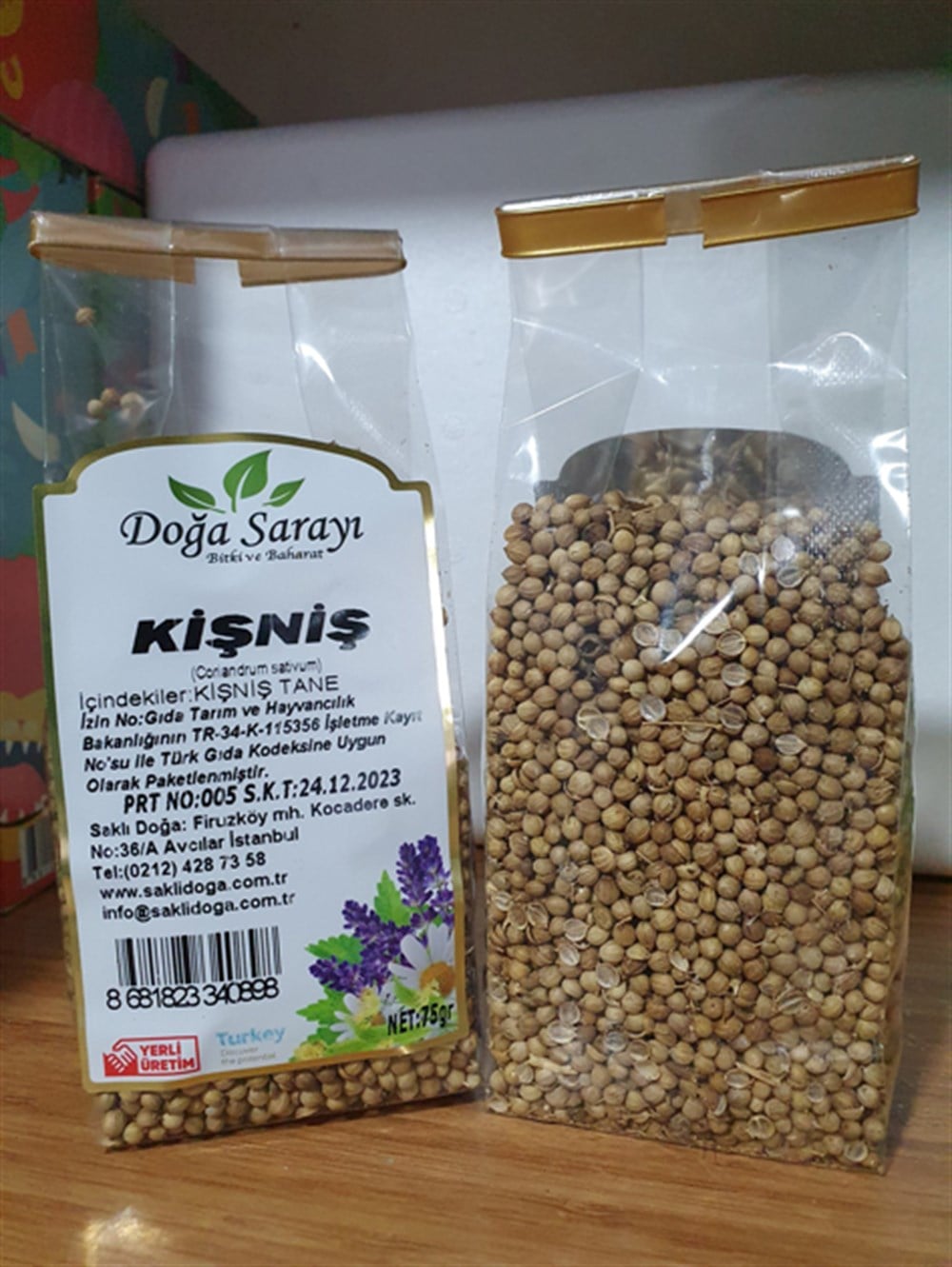 KİŞNİŞ TANE 75 GR