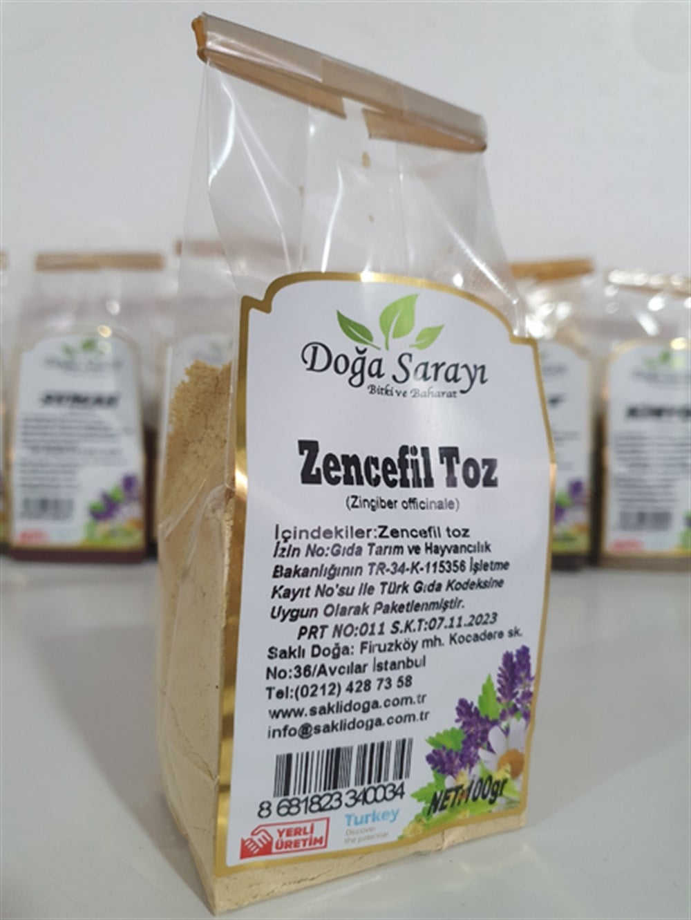 TOZ ZENCEFİL 100 GR