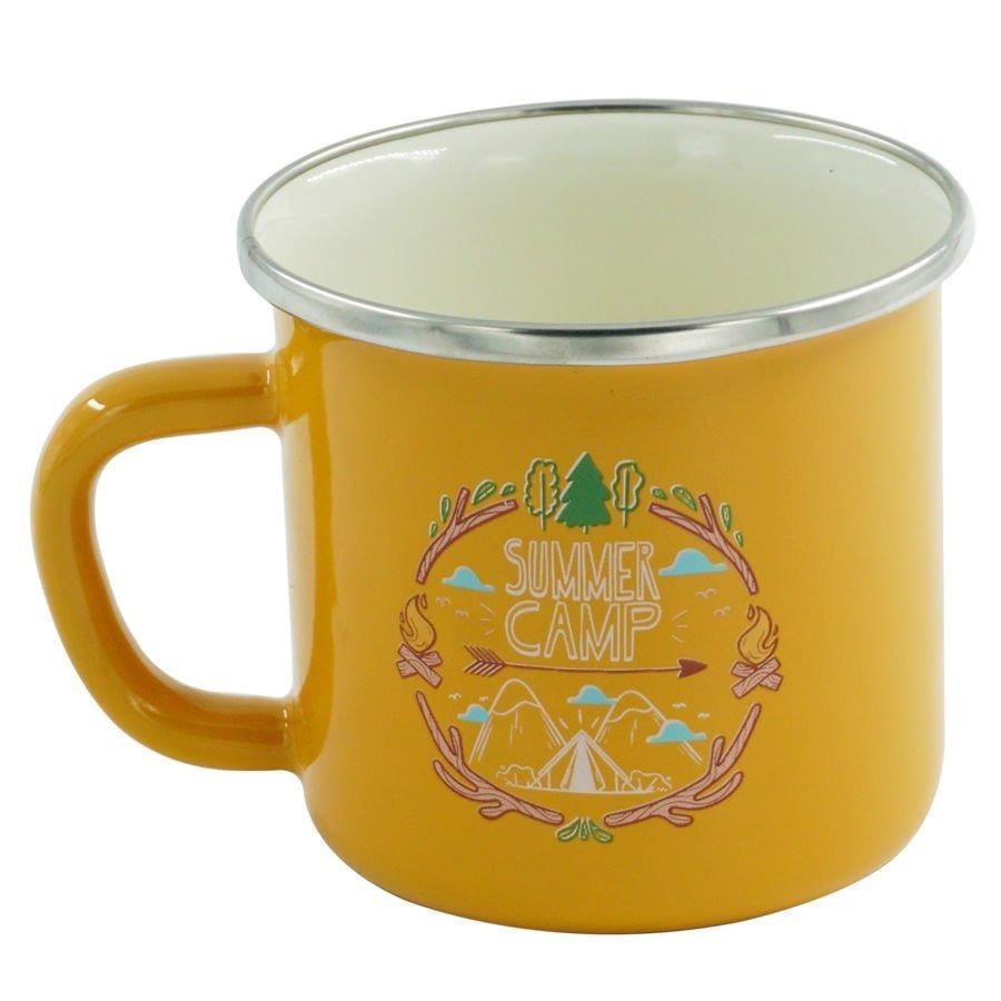 Orcamp Retro Emaye Summer 330 ml Kupa OUT-1900 Sarı