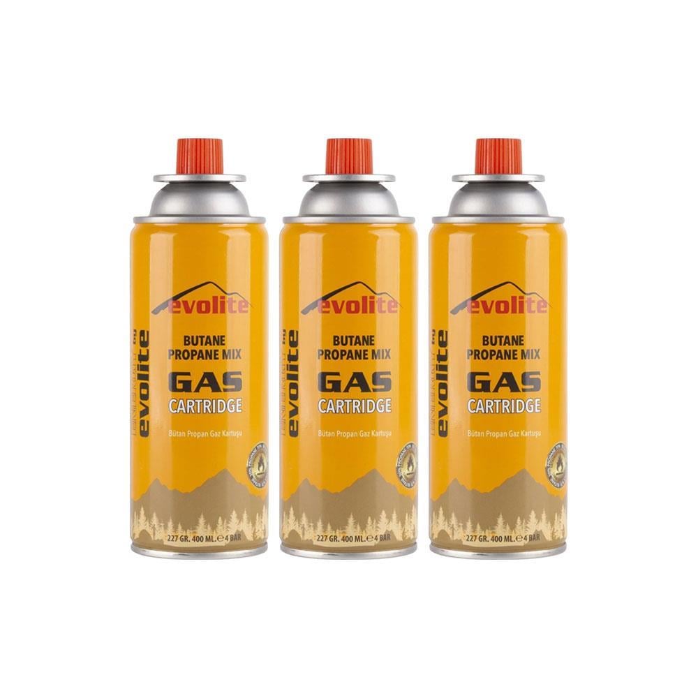 Evolite 227 Gr. Gaz Ocak Kartuşu 3 Adet EVO-009-A1