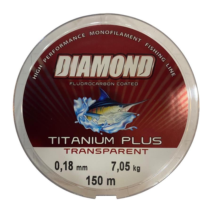 Bauer Diamond Titanium Plus 0.18 mm 150 mt Misina - Renk: Gri  7.05 kg