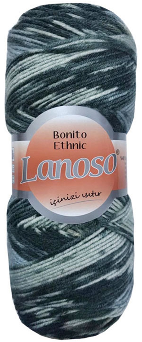 Bonito Ethnic Örgü İpi %49 Yün %51 Akrilik 300 Mt 100 G Ürününü Hemen İncele Fiyatı KaçırmaLANOSO
