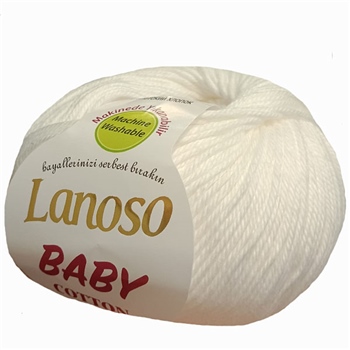 Baby Cotton - %100 Gizza Cotton Anti Bak&Machine Wash - 105Mt-2,10Nm.- (50Gr)-(Pk:500Gr) Ürününü Hemen İncele Fiyatı KaçırmaLANOSO