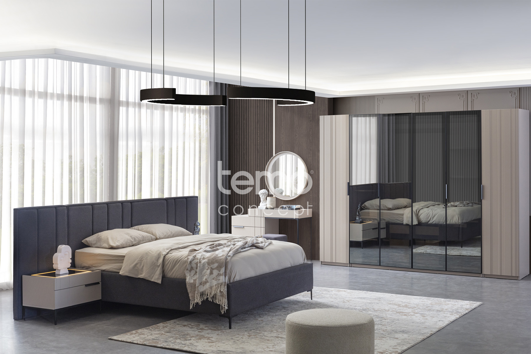 2024 Yılı Yatak Odası Trend Mobilyalar Kütahya Temo Concept