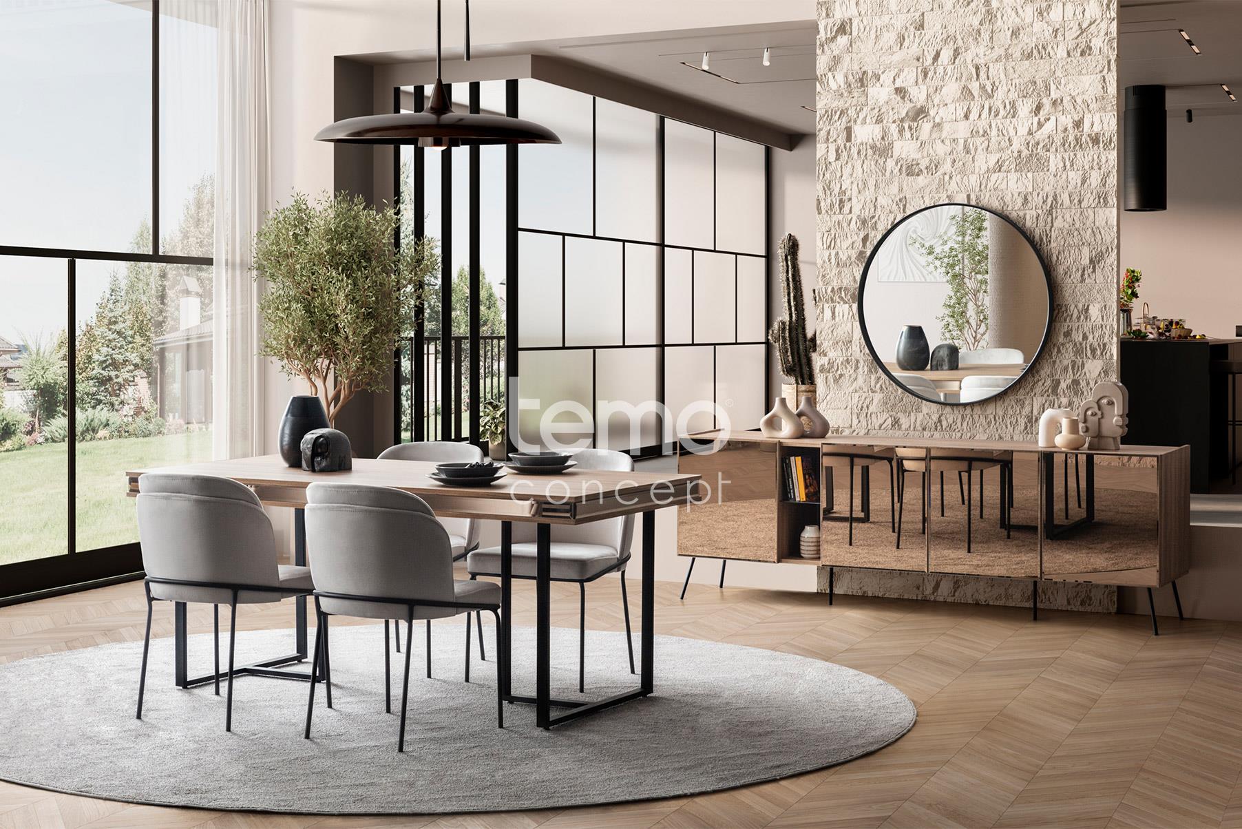 Bronze Ceviz Yemek Odası