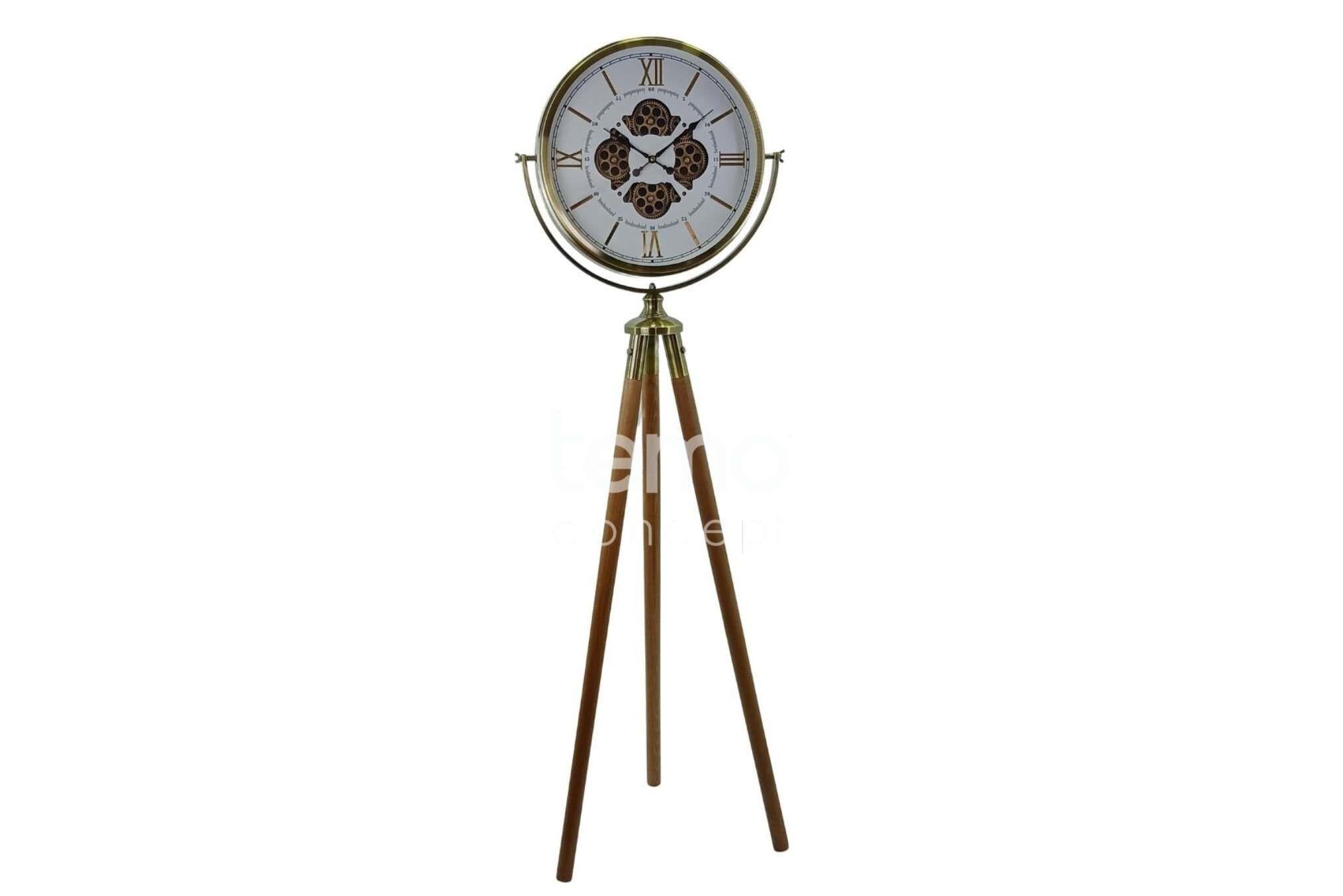 Çarklı Eskitme Tripot Saat 52x170cm