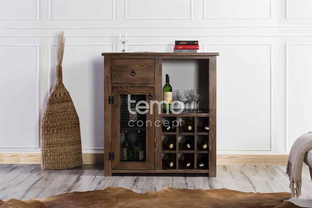 Ladin Ahşap Mini Konsol