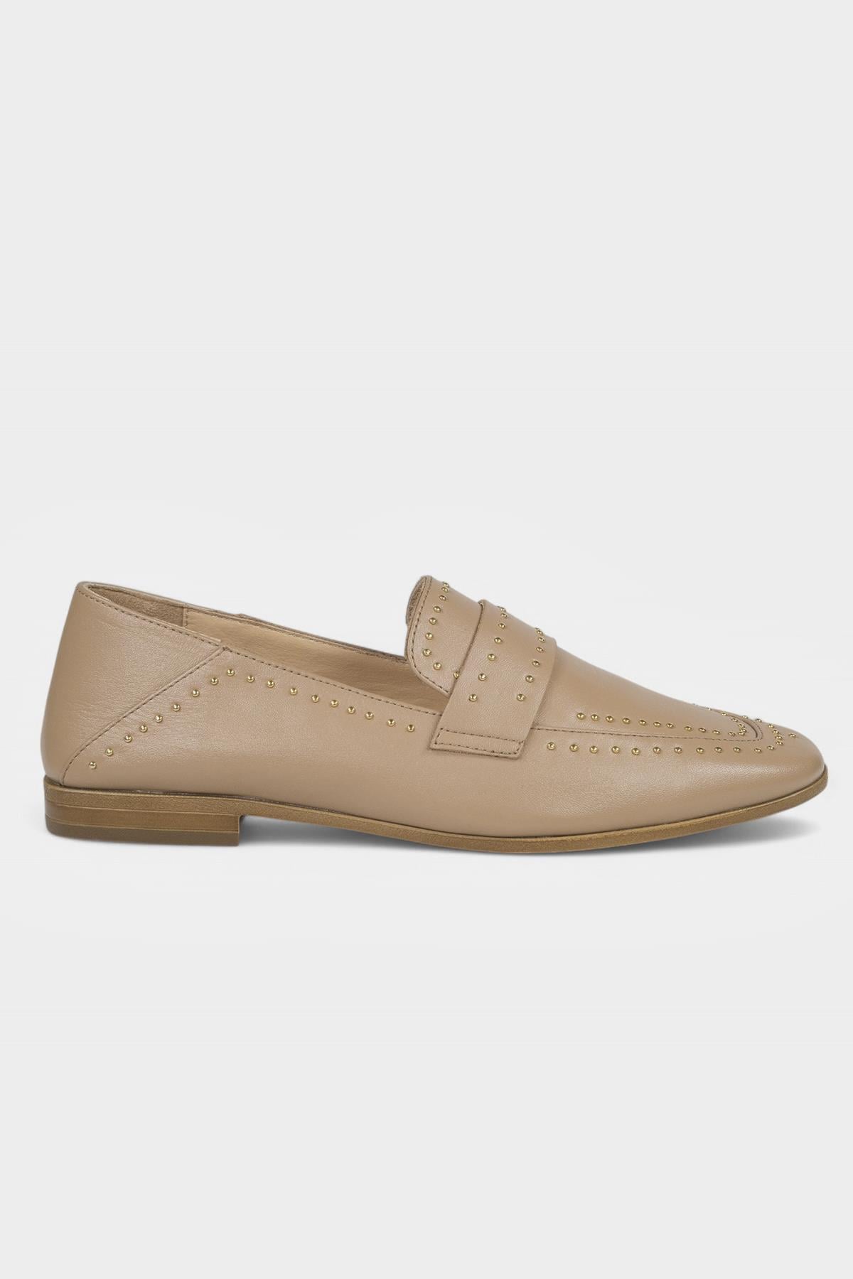 Glaza Kadin Kum Hakiki Deri Günlük Loafer