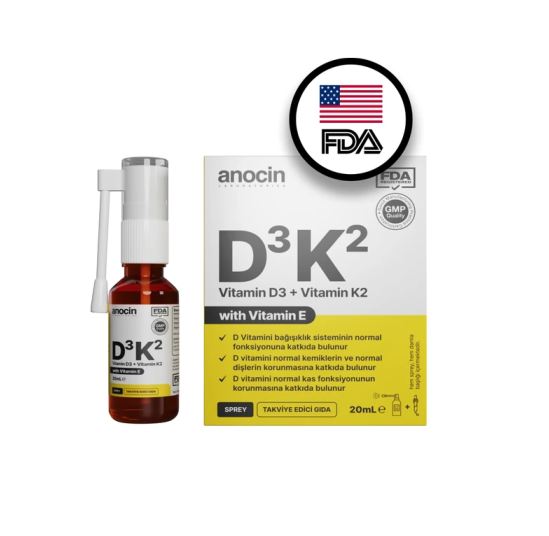 Anocin D3 K2 With Vitamin E 20 ML