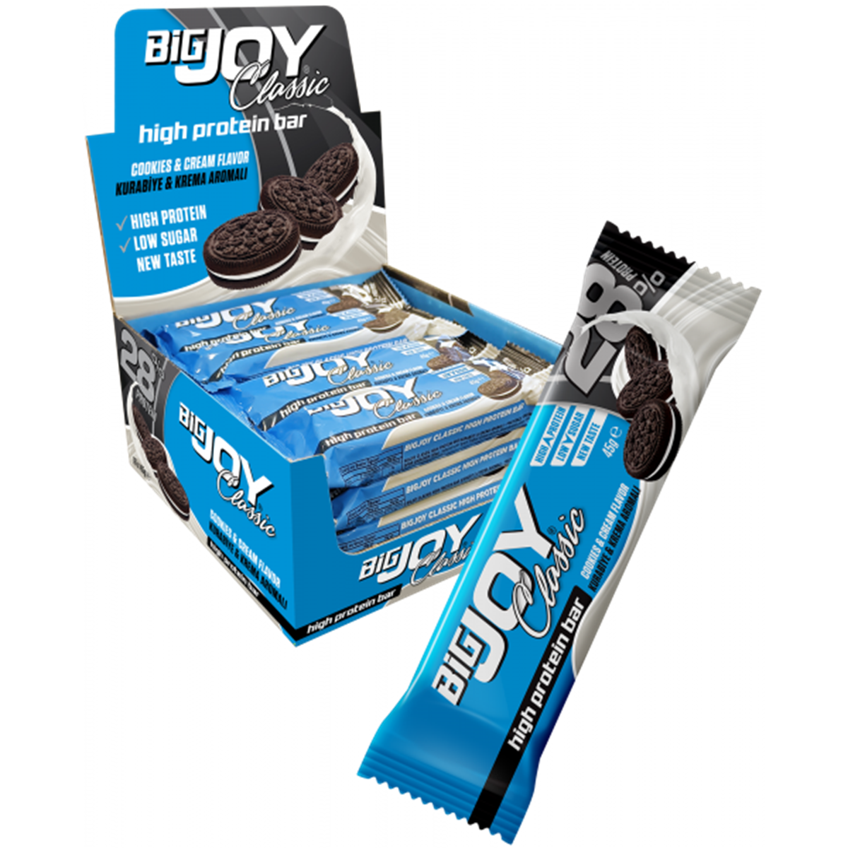 Big Joy Classic High Protein Bar 45 Gr 16 Adet