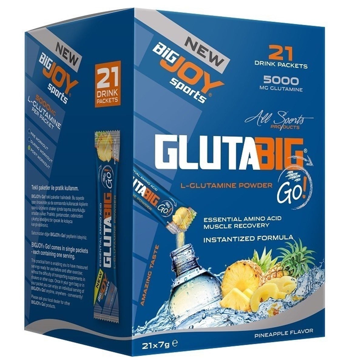 Big Joy Gluta Big Go 21 Drink Packets