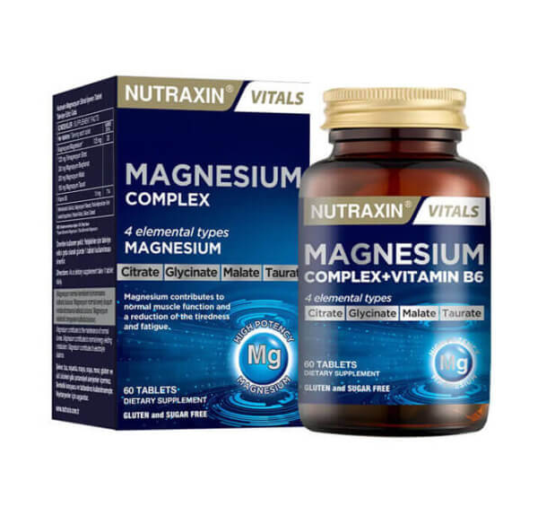 Nutraxin Magnezyum Complex Vitamin B6 60 Tablet
