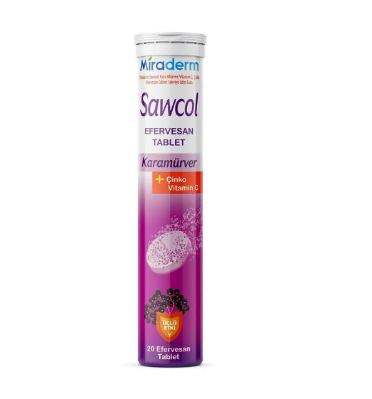 Miraderm Sawcol Karamürver 20 Efervesan