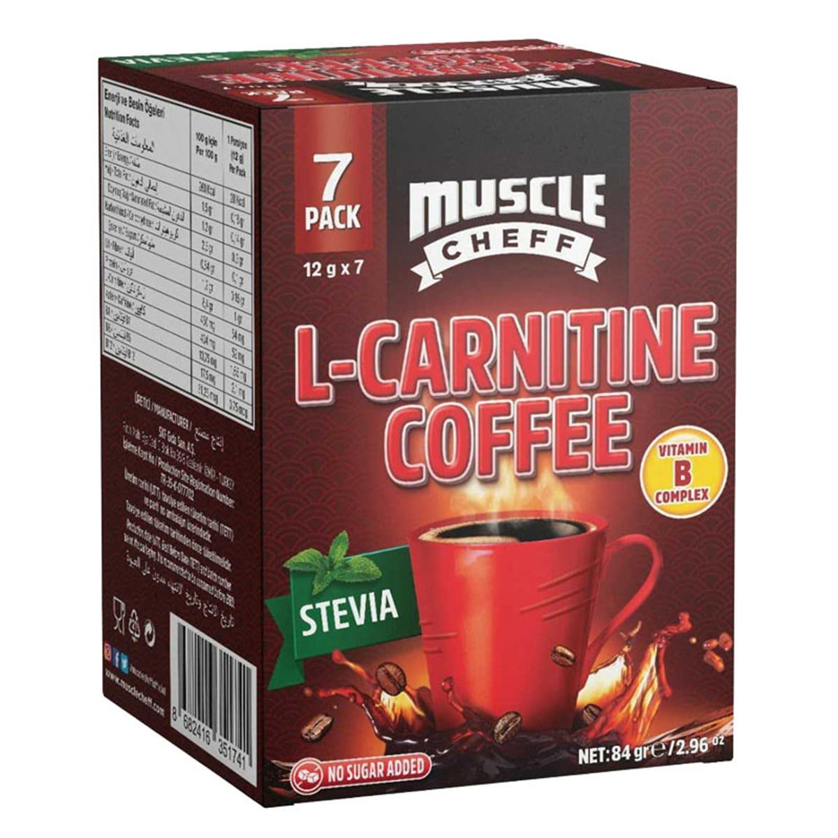 Muscle Cheff L-Carnitine Kahve 12 Gr 7 Saşe