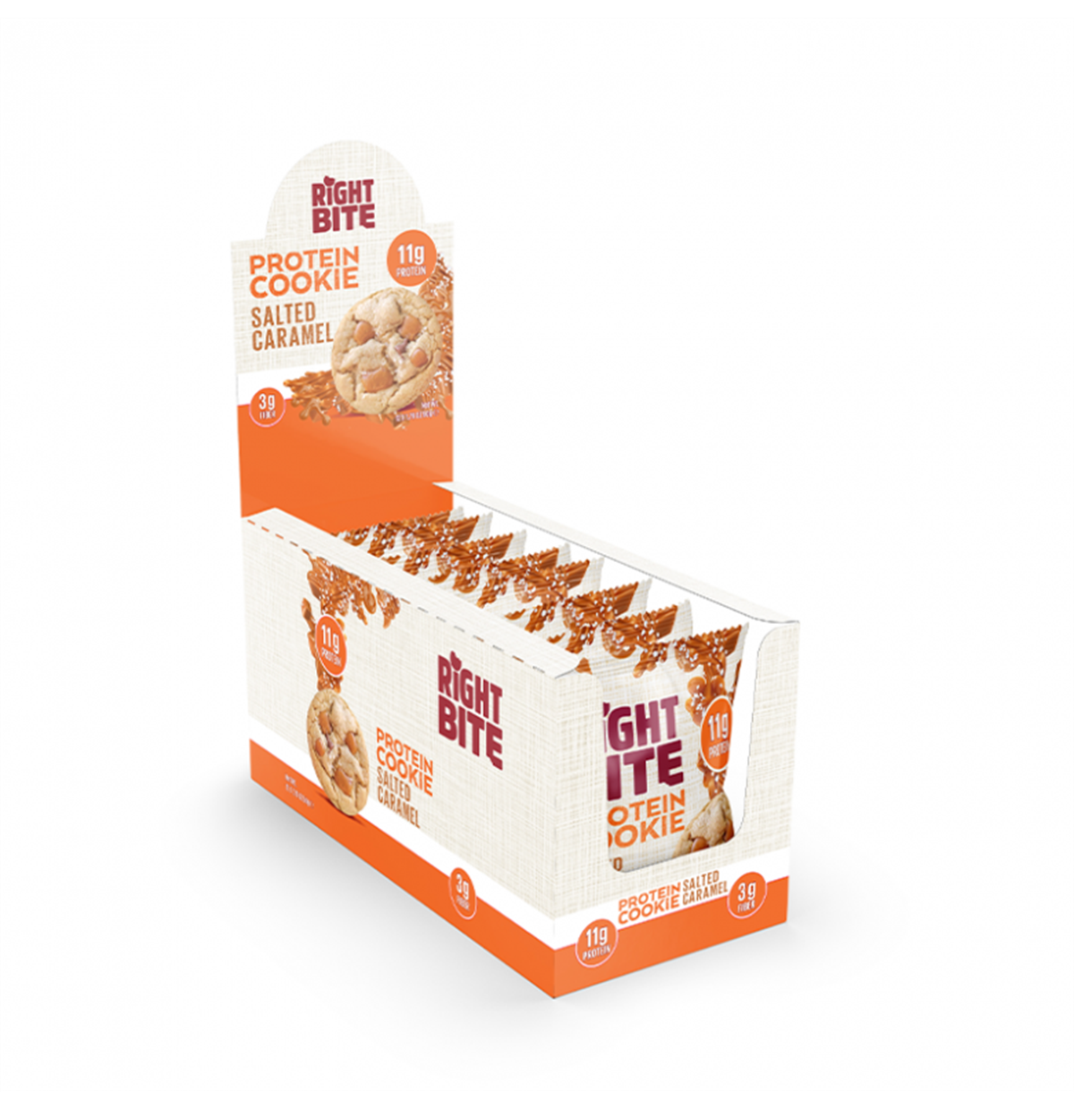 Right Bite Protein Cookie Salted Caramel 12 Adet x 50 Gram
