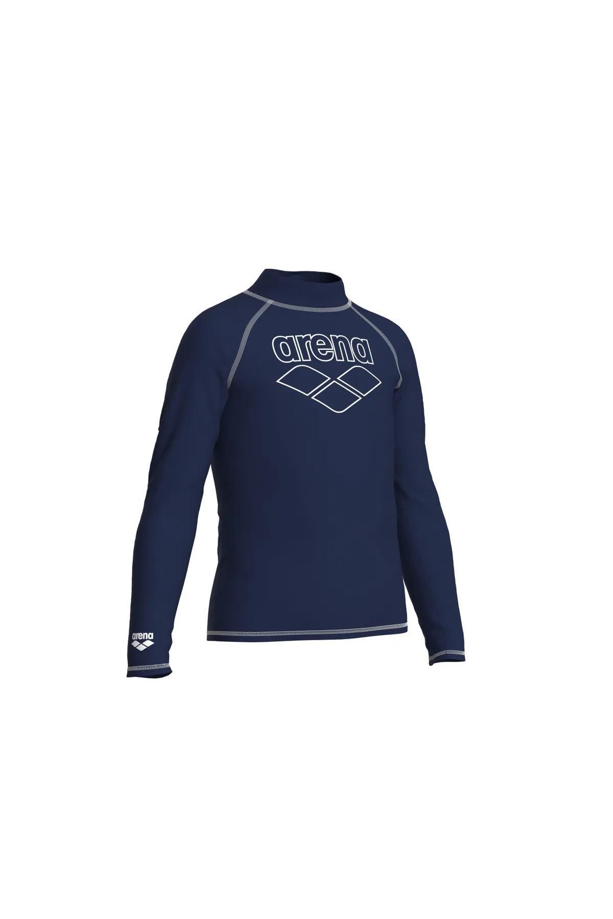 Arena 006296710 Rash Vest L/S Graphic Unisex Çocuk Yüzücü T-Shirt