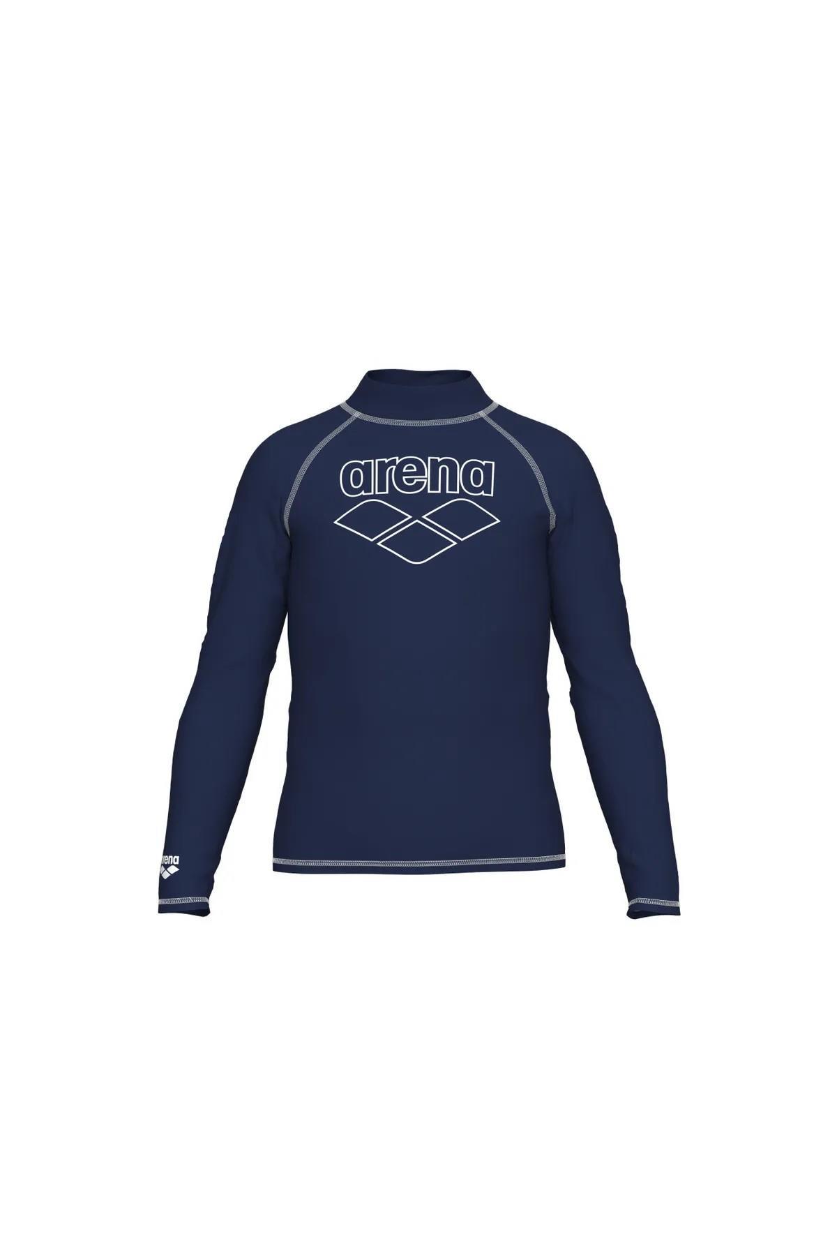 Arena 006296710 Rash Vest L/S Graphic Unisex Çocuk Yüzücü T-Shirt