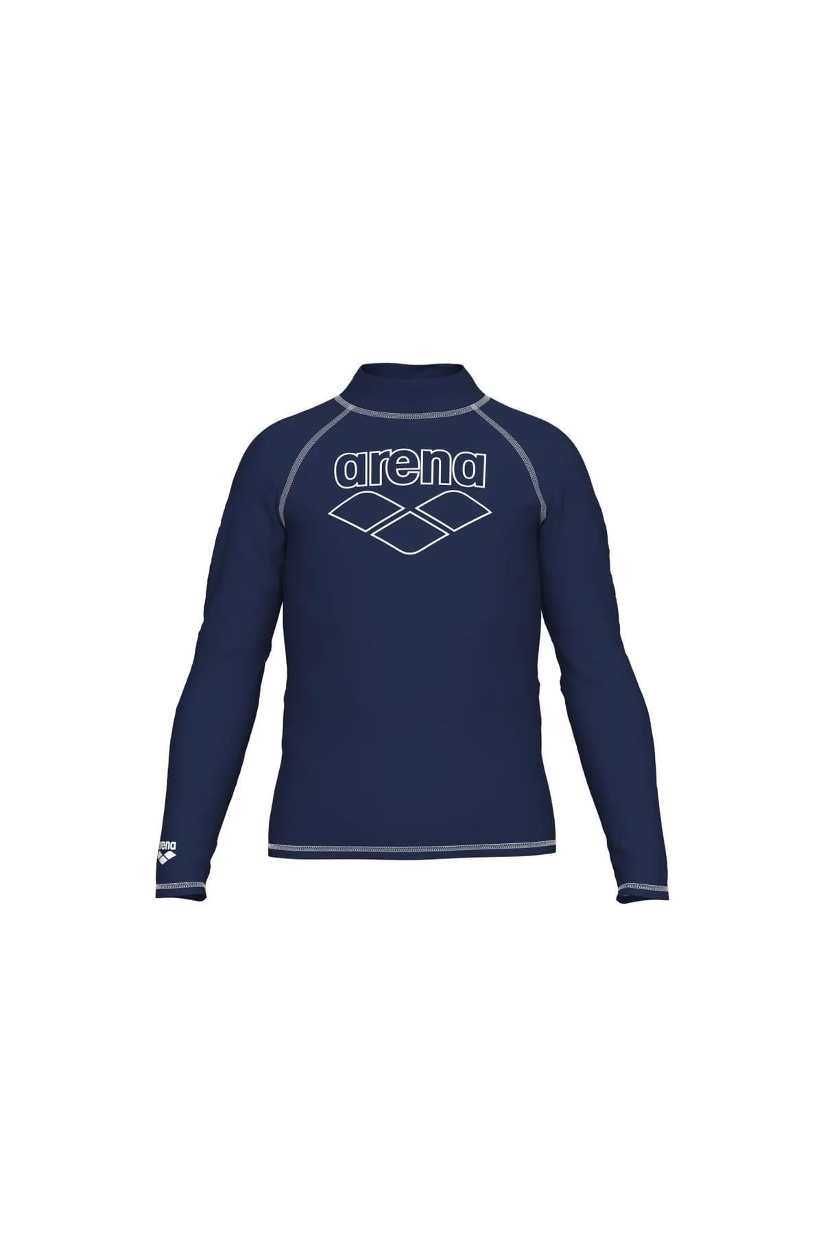 Arena 006296710 Rash Vest L/S Graphic Unisex Çocuk Yüzücü T-Shirt