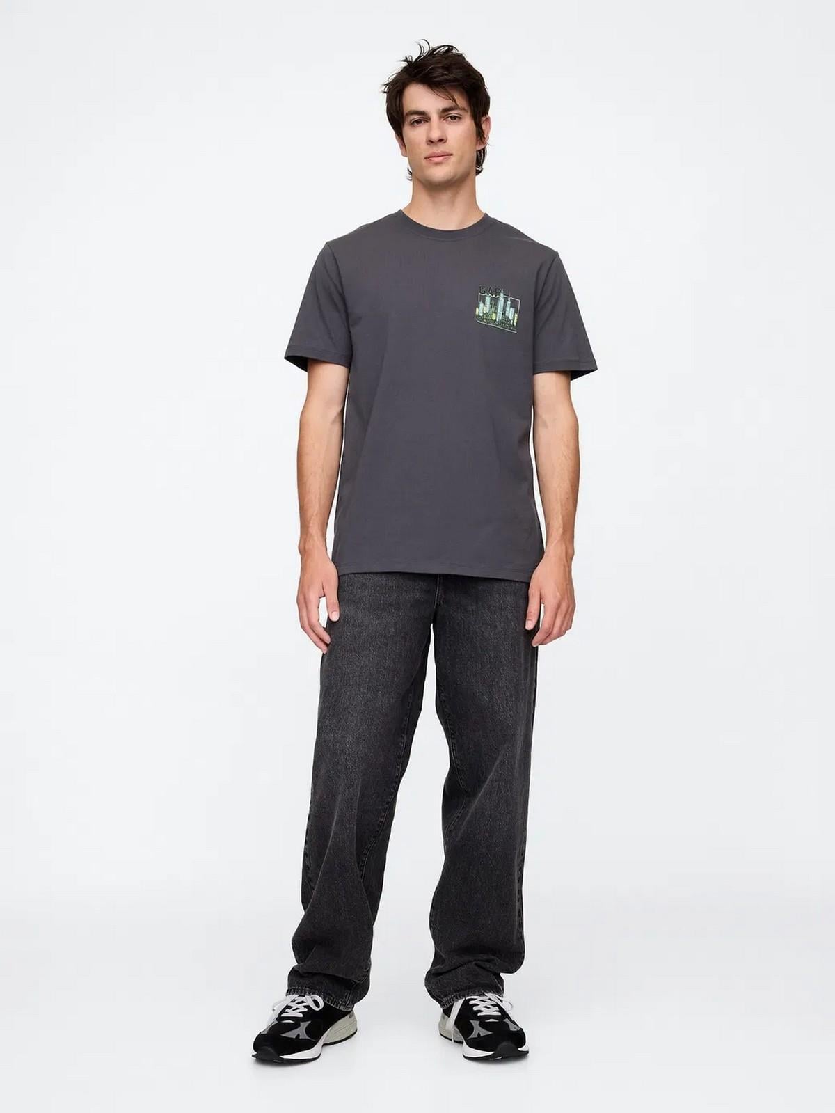 GAP 646674001 V-Gap New York City Erkek Tişört