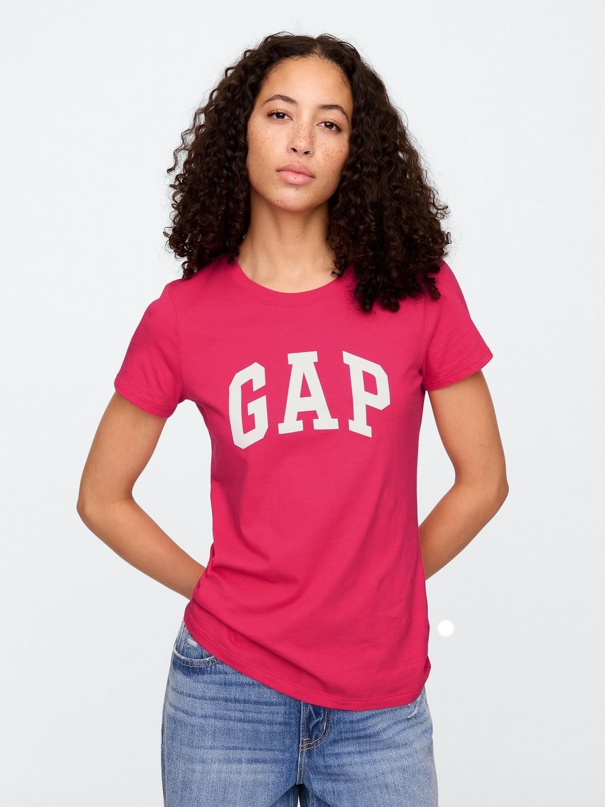 GAP 729555008 V-Ss Logo Classic Tee Kadın Tişört