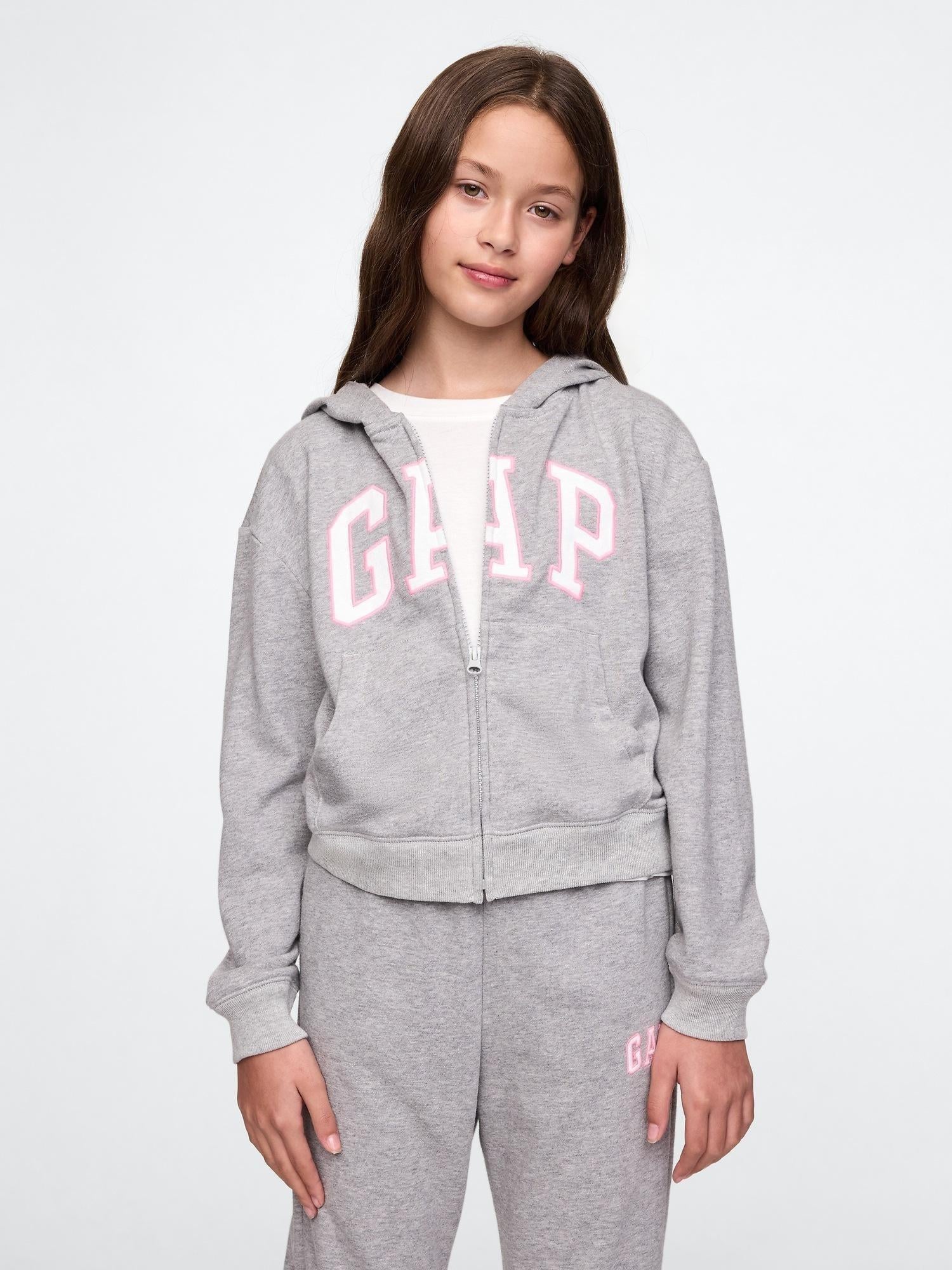 GAP 746744000 V-Frch Ft Logo Fz Kız Çocuk Eşofman Üstü