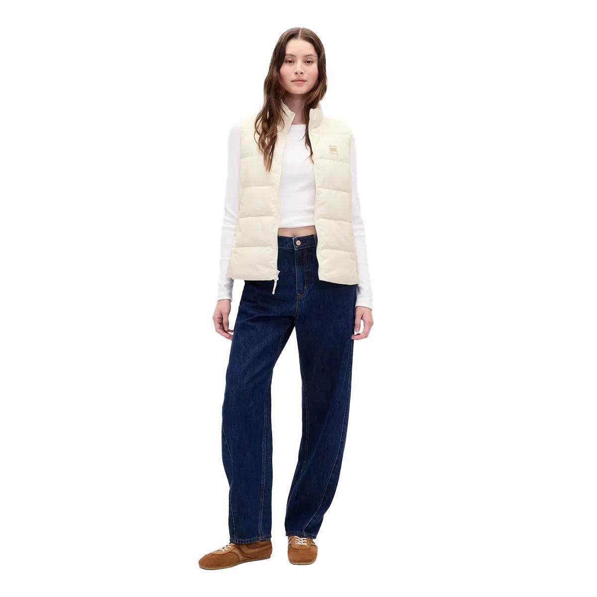 Gap 791282004 V-Frch Logo Lw Puffer Vest Kadın Yelek