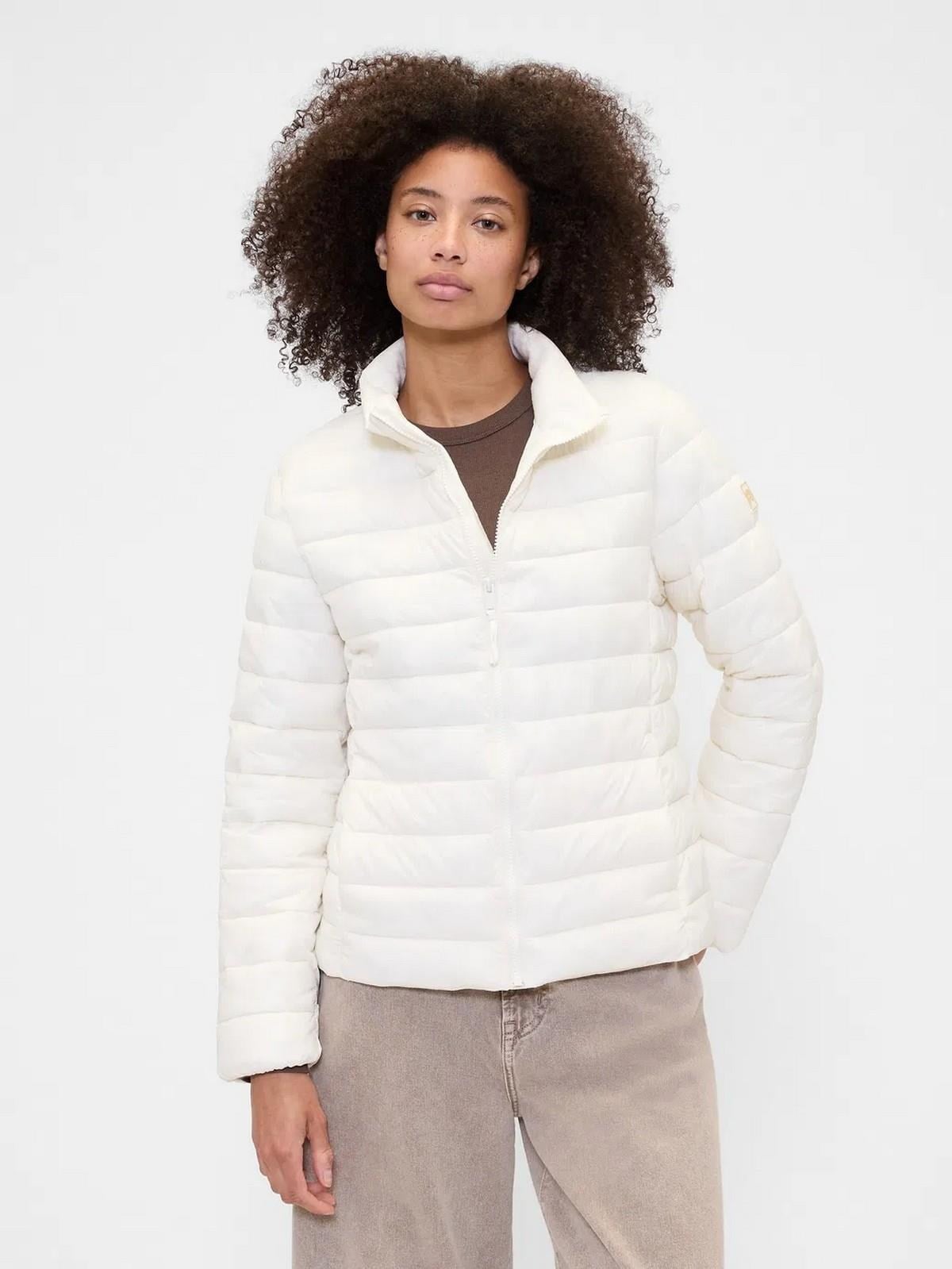 Gap 791284001 V-Frch Logo Lw Puffer Jkt Kadın Mont