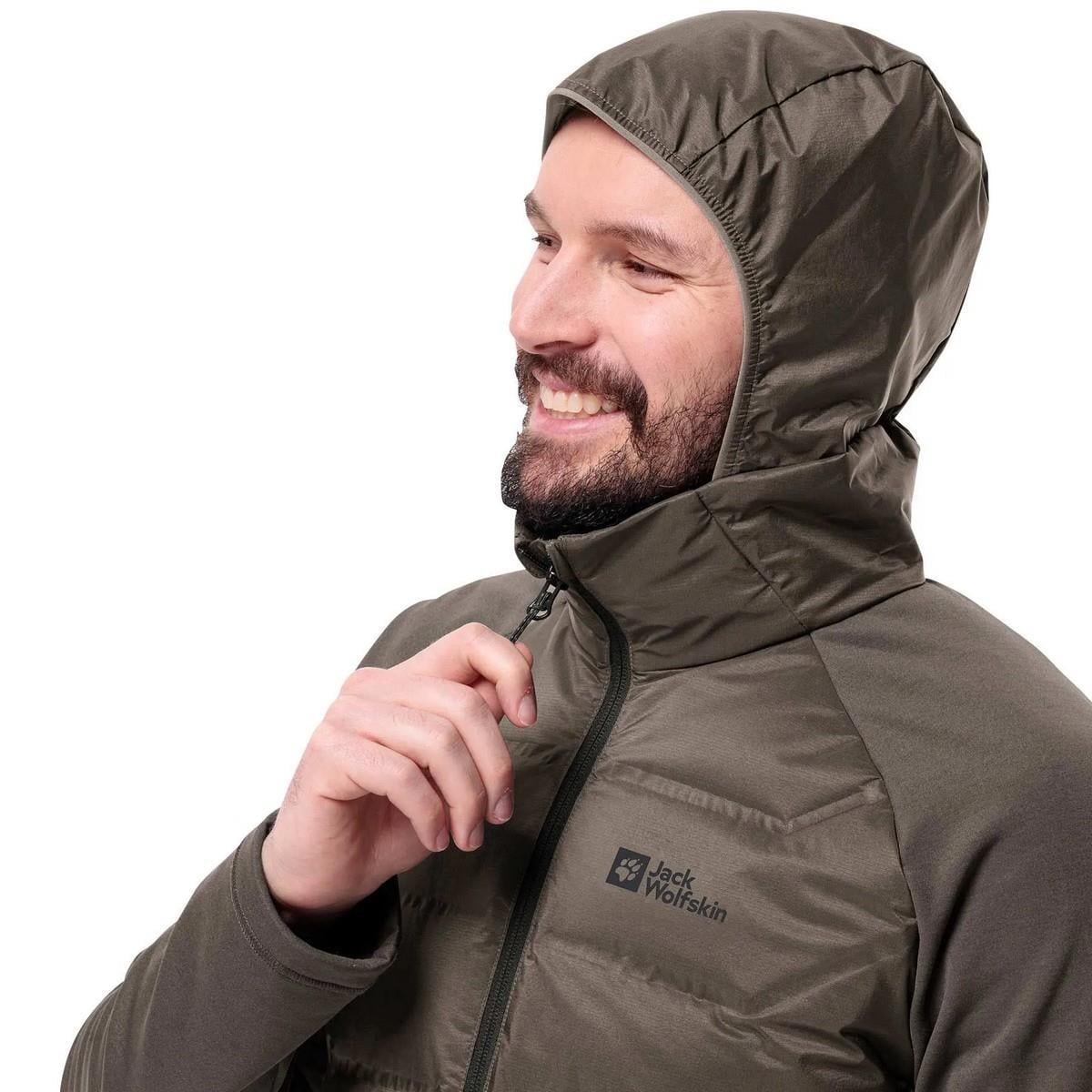 Jack Wolfskin 1711411-5719 Tasman Down Hybrid M Erkek Outdoor Mont