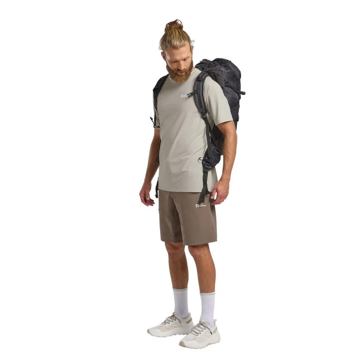 Jack Wolfskin A63784-5719 Prelight Stride Shorts M Erkek Spor Şort