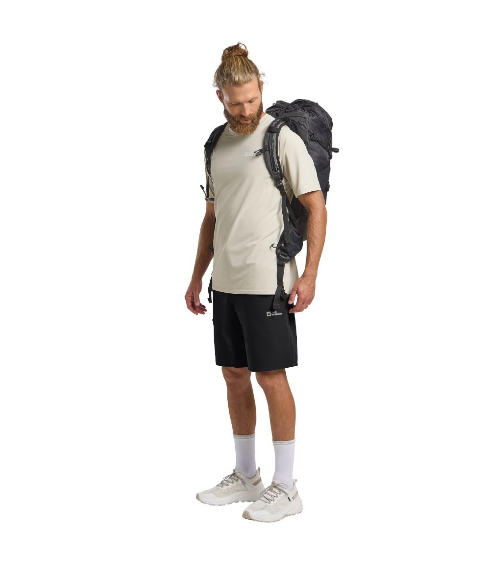 Jack Wolfskin A63784-6000 Prelight Stride Shorts M Erkek Spor Şort