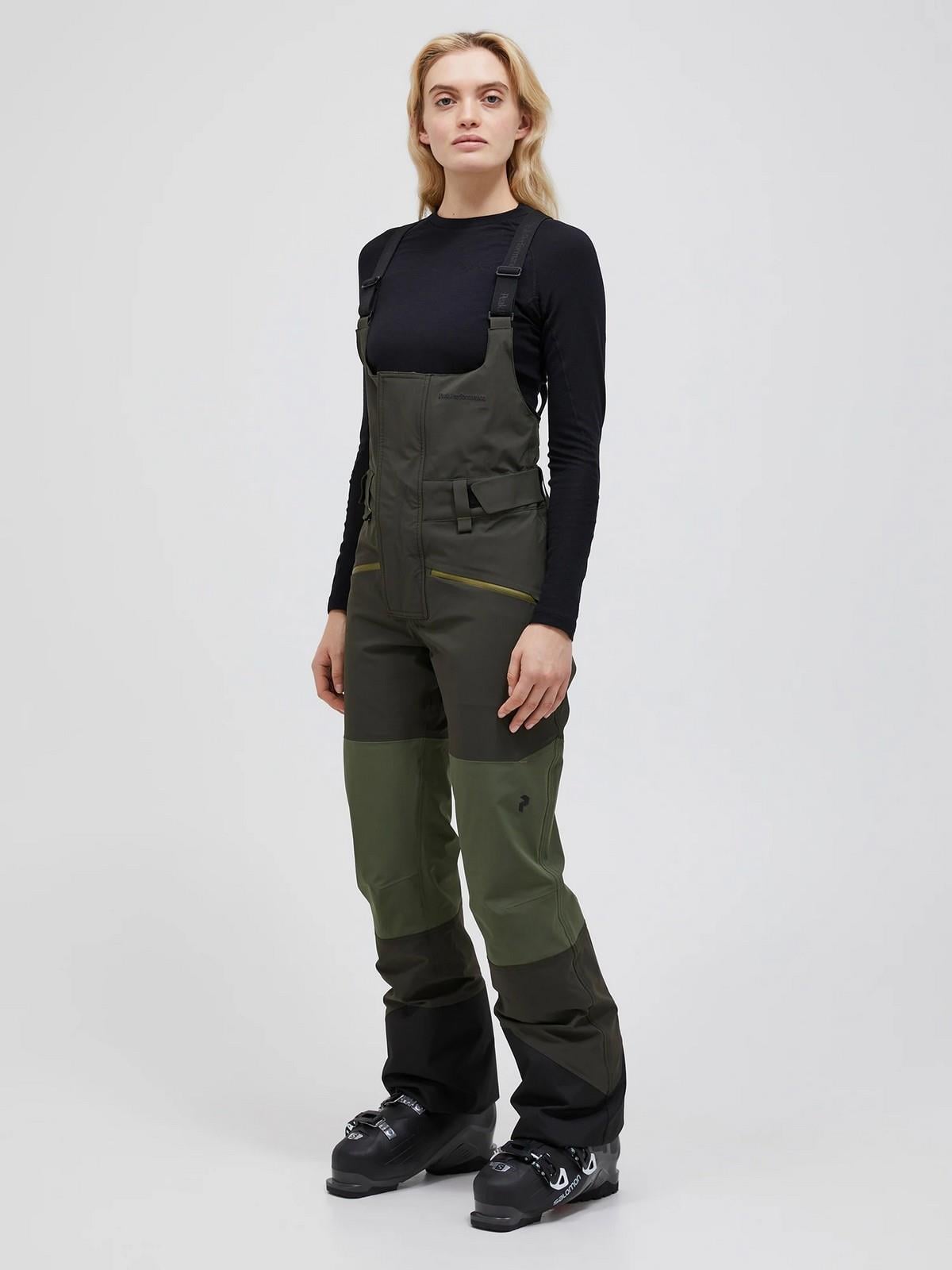 Peak Performance G78995010 W 2L Stretch Bib Kadın Kayak Pantolonu