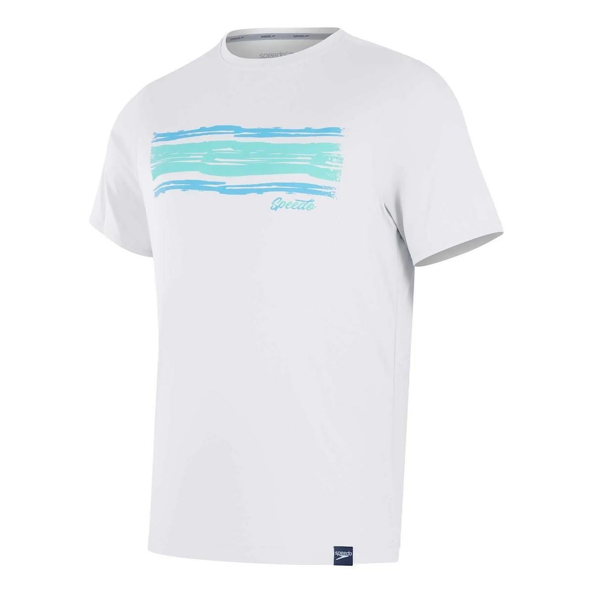 Speedo 8-00395600008 Ss Graphic Swim Shirt Erkek Güneş Koruyucu Tişört